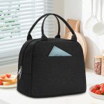 Inosoo Canvas Insulated Lunch Bag for Women, Girls,Ladies, Teens | Adult Cute Reusable Lunch Box Tote for Work, Office, School- floral