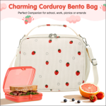 Inosoo Insulated Lunch Bag for Women, Handheld or Crossbody Lunch Box for School or Work, Leak-Proof & Stylish